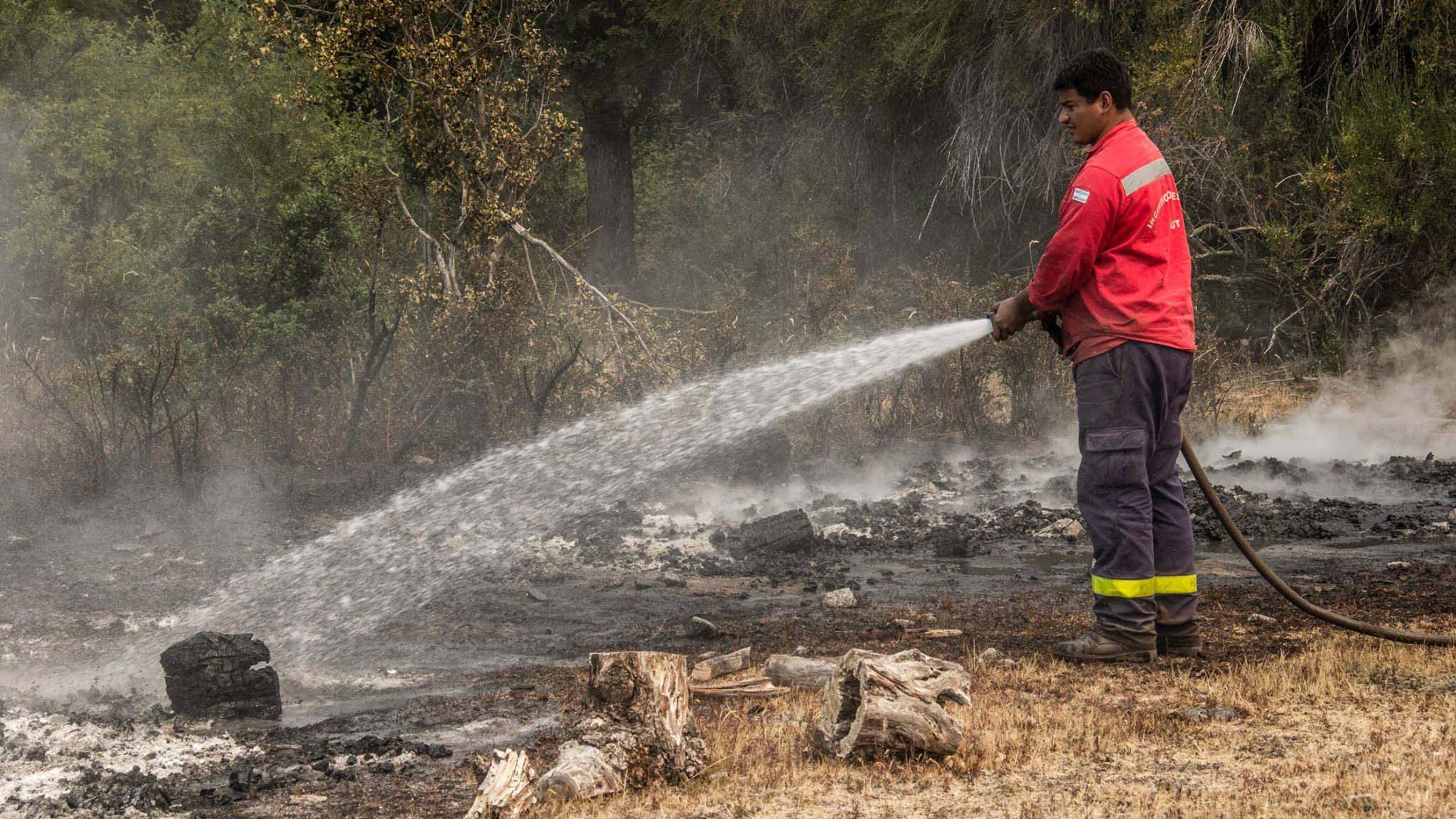 Burning ground