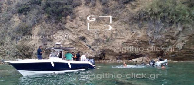 Μάνη: Επεσε με το αυτοκίνητο στη θάλασσα από γκρεμό 50 μέτρων