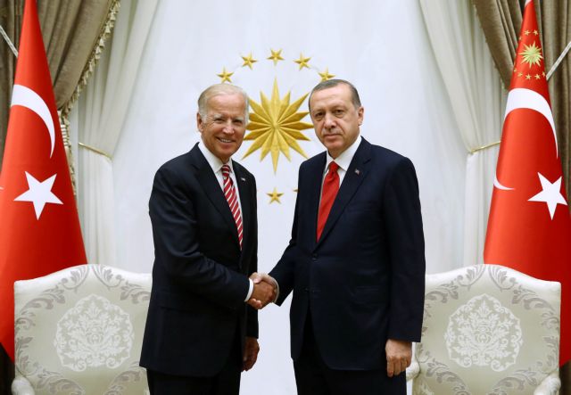 Σκληρές δηλώσεις του τούρκου προέδρου στη συνάντηση με τον Μπάιντεν