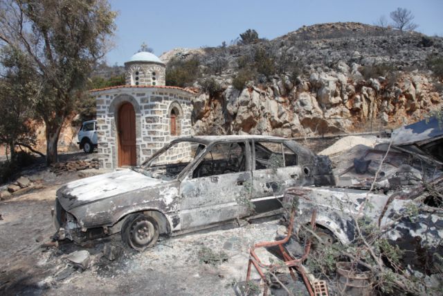 Υπέκυψε η 64χρονη που τραυματίστηκε στη μεγάλη φωτιά της Χίου
