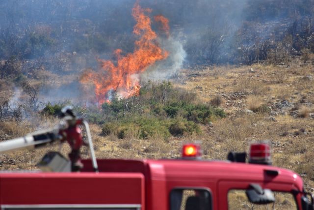 Πυρκαγιές σε Λέσβο, Ρέθυμνο – Υπό μερικό έλεγχο φωτιά στη Χίο