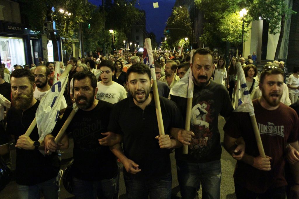 Συλλαλητήριο του ΠΑΜΕ στην Αθήνα με φόντο τη ΔΕΘ