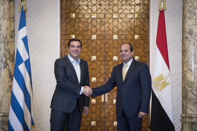 Με τον πρόεδρο της Αιγύπτου συναντήθηκε ο Τσίπρας