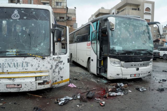 Διπλή βομβιστική επίθεση στη Δαμασκό με 44 νεκρούς