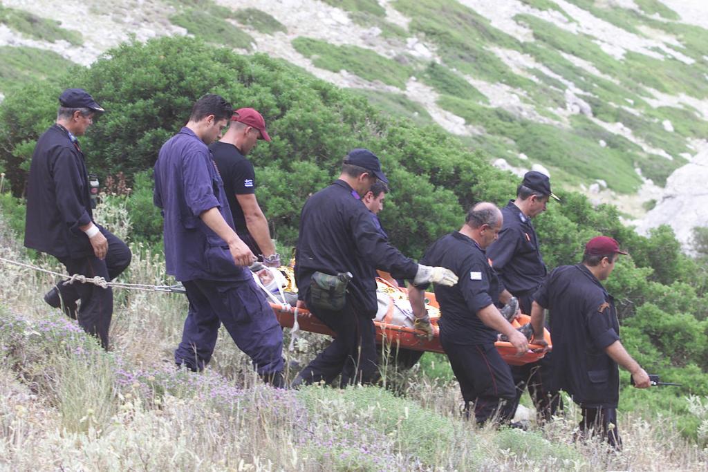 Διάσωση ιταλού τουρίστα μέσα από χαράδρα στην Κρήτη