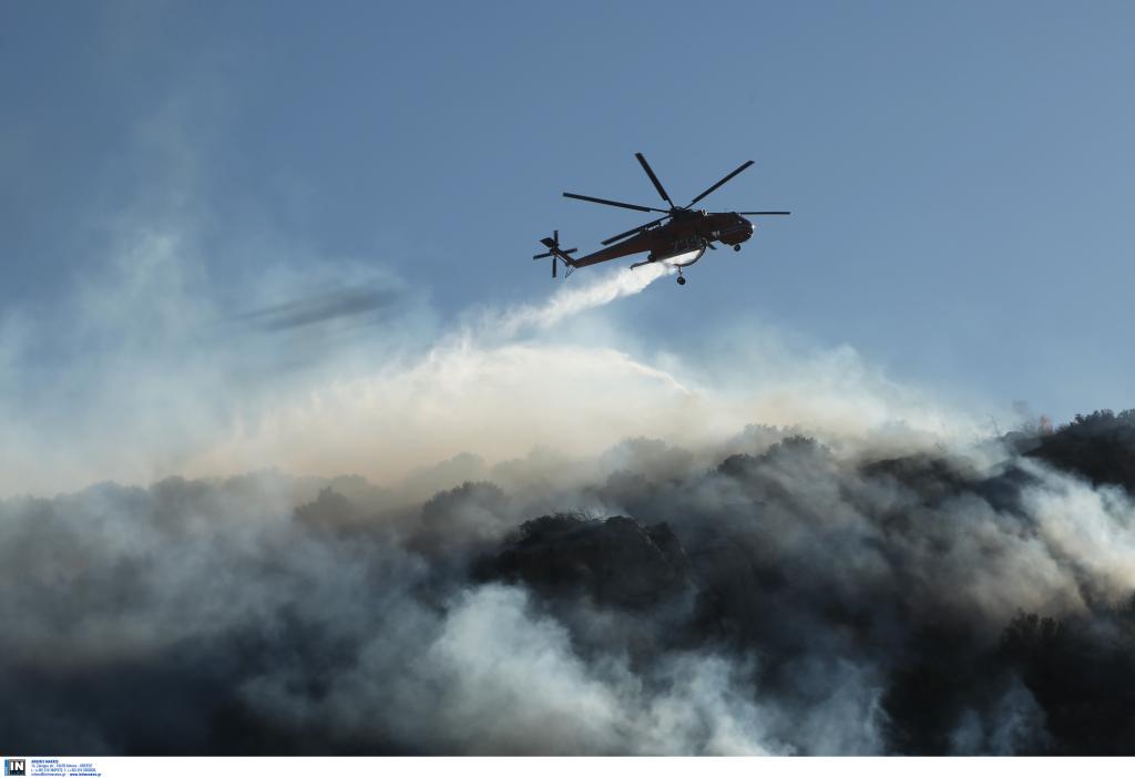 Νέα πυρκαγιά στην περιοχή της Αναβύσσου