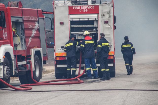 Υπό έλεγχο η πυρκαγιά στο Τυμπάκι Ηρακλείου