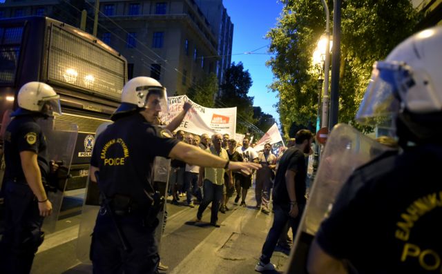 Χημικά σε συγκέντρωση διαμαρτυρίας της ΛΑΕ