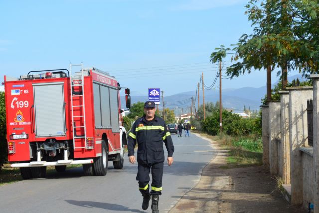 Νεκρός ηλικιωμένος που έβαλε φωτιά στο χωράφι του