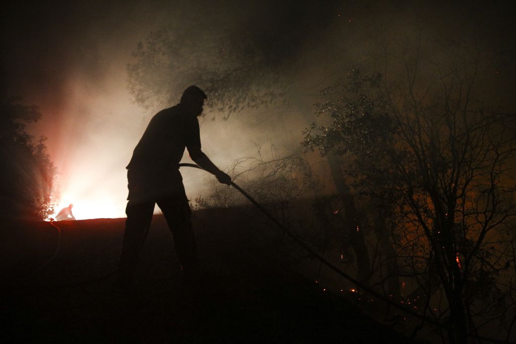 Υπό μερικό έλεγχο η φωτιά στην Ηλεία