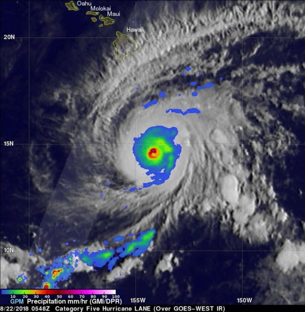 Σε κατάσταση έκτακτης ανάγκης η Χαβάη ενόψει του τυφώνα Lane