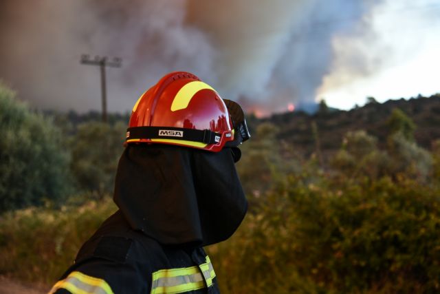 Πυρκαγιά καίει αγροτοδασική έκταση στην Κέρκυρα