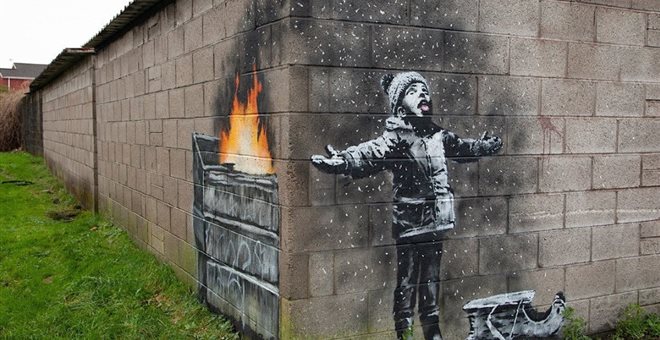 Νέος «Banksy» για την πιο μολυσμένη πόλη της Βρετανίας