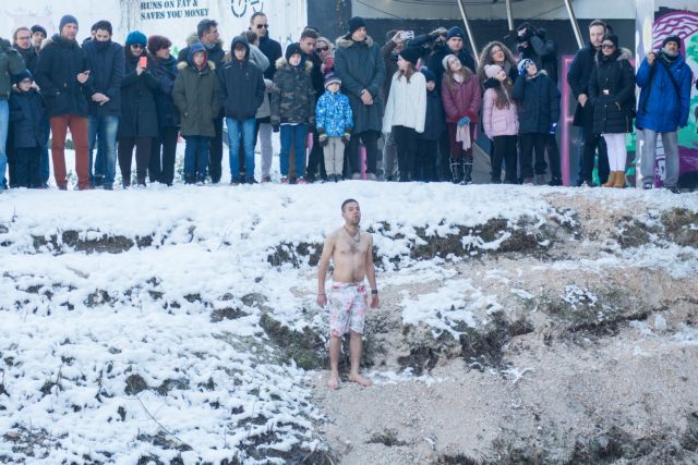 Αγιασμός υδάτων : Στους -21 βαθμούς έφθασε το θερμόμετρο στη Φλώρινα