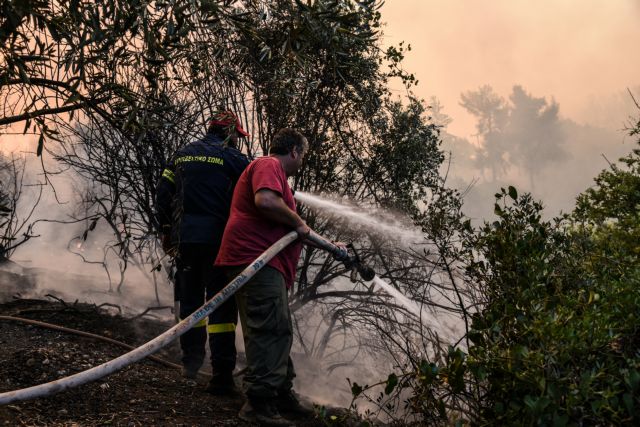 Πυρκαγιές σε Εύβοια και Αγίους Θεοδώρους