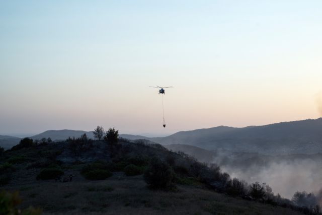 Εύβοια: Σε ύφεση όλα τα πύρινα μέτωπα