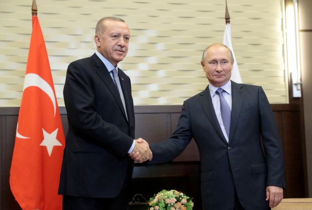 Ο πρώτος διάλογος στο κρίσιμο τε α τετ Ερντογάν – Πούτιν για τη Συρία