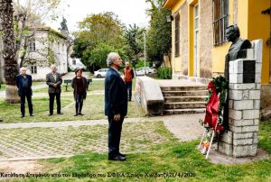 Κατάθεση στεφάνου στο ΕΑΤ – ΕΣΑ από τον ΣΦΕΑ