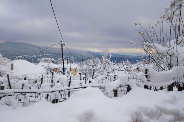 Σε χαμηλά επίπεδα η χιονοκάλυψη στην Ελλάδα για δεύτερο χειμώνα [χάρτης]