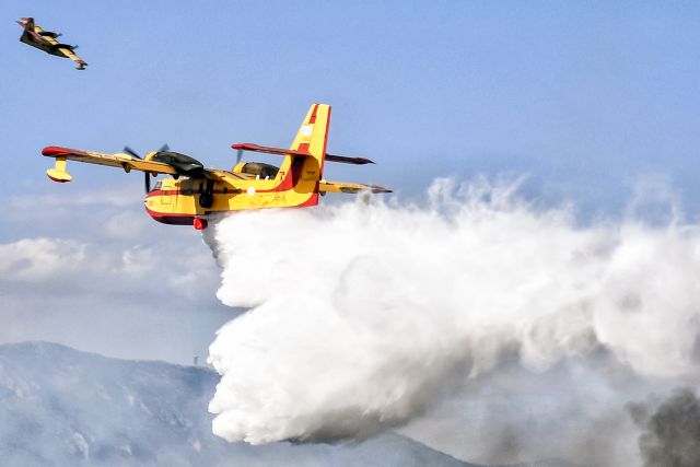 Αντιπυρική προστασία: Στα 69 τα εναέρια μέσα προστασίας φέτος