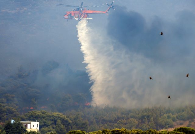 Καίγεται και η υπόλοιπη Αττική – Εφιάλτης σε Βίλια και Κερατέα