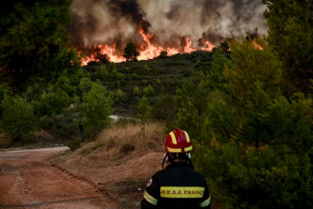 Φωτιά στην Αρχαία Ολυμπία – Μεγάλο πύρινο μέτωπο στην περιοχή Νεμούτα