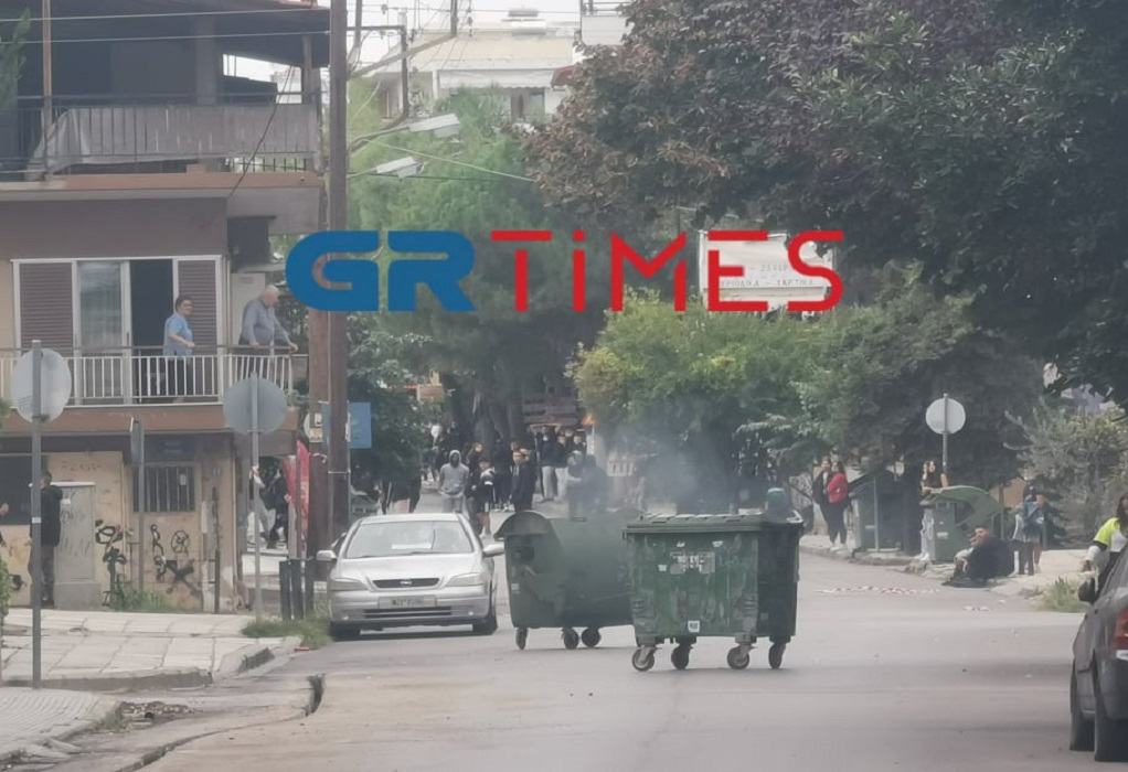 Θεσσαλονίκη – Νέα επεισόδια στο ΕΠΑΛ Ευόσμου – Στήνουν οδοφράγματα έξω από το σχολείο