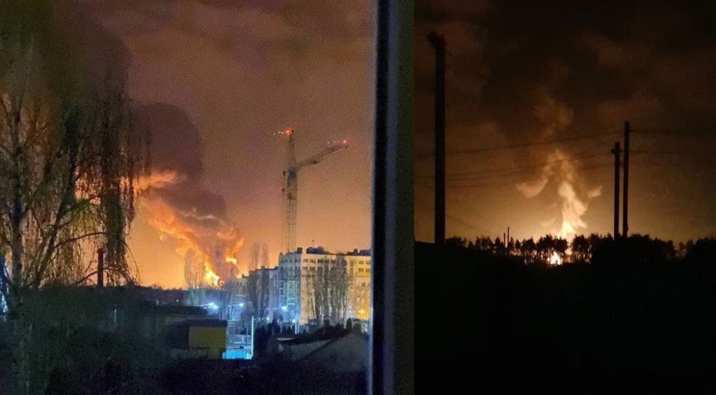 Ουκρανία: Νύχτα – εφιάλτης με βομβαρδισμούς σε Κίεβο και Χάρκοβο – Χτυπήθηκαν διυλιστήριο και αγωγός φυσικού αερίου