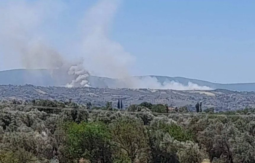 Σχηματάρι: Ξέσπασε φωτιά σε αγροτοδασική έκταση