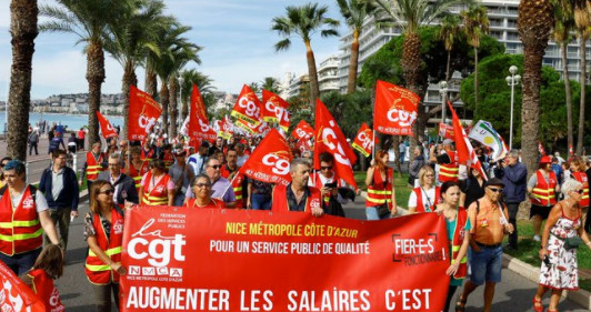 Γαλλία: Απεργίες και διαδηλώσεις για μισθούς και συντάξεις