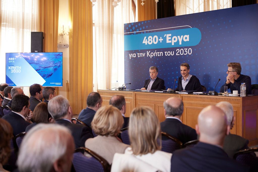 Αναπτυξιακό πρόγραμμα Κρήτης 2030: 480 έργα προϋπολογισμού 7,7 δισ. ευρώ