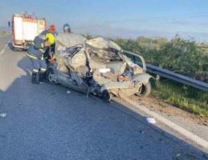 Νεκρό ζευγάρι μετά από τρομακτικό τροχαίο