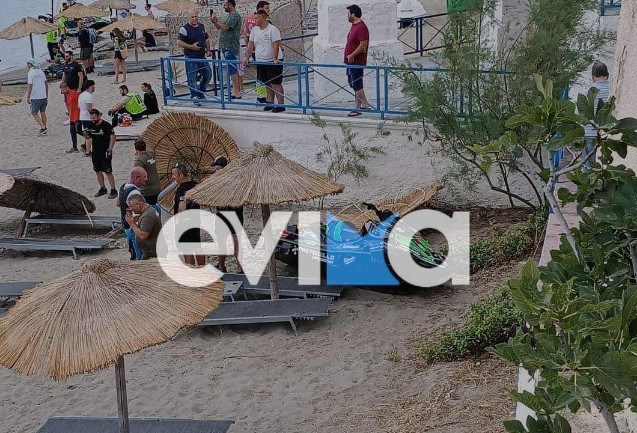Εύβοια: Σοβαρό ατύχημα με τζετ σκι σε παραλία