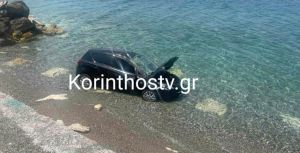 Αυτοκίνητο βρέθηκε στη θάλασσα στο Ξυλόκαστρο