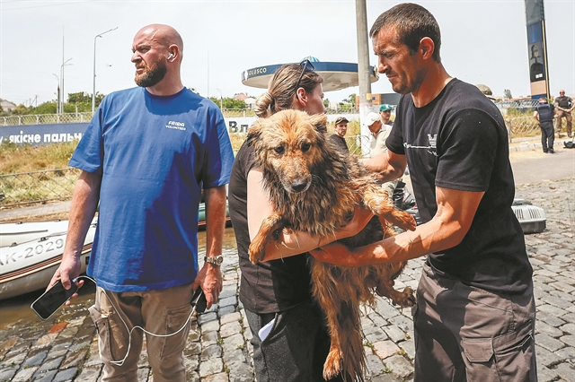 «Το φράγμα είχε από καιρό ναρκοθετηθεί από τους Ρώσους»