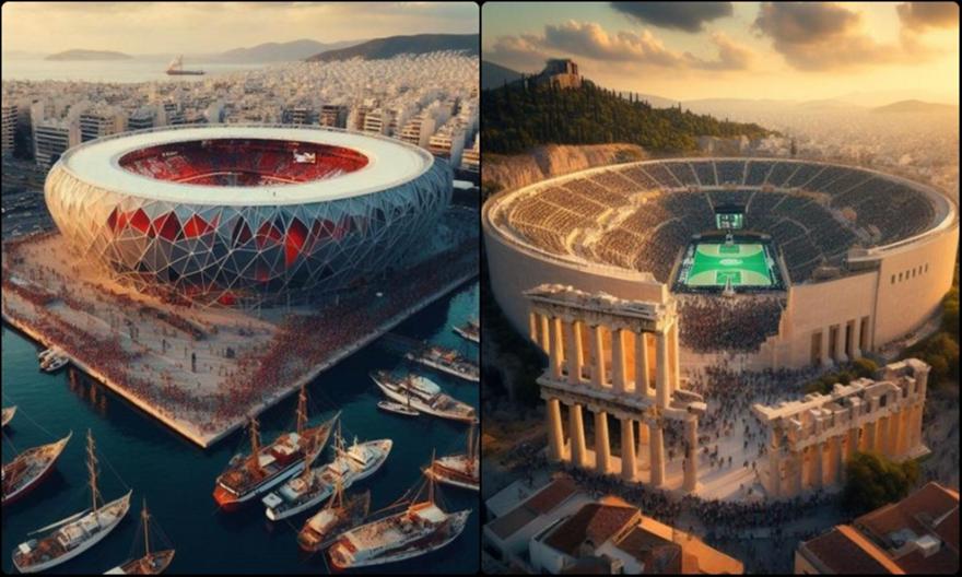 Έτσι θα ήταν τα γήπεδα των ομάδων της Euroleague με βάση τα μνημεία των πόλεων τους – Εντυπωσιακές εικόνες