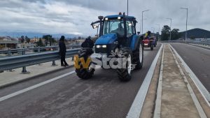 Αγρότες: Έκλεισαν την Αθηνών – Λαμίας στο ύψος της Αταλάντης