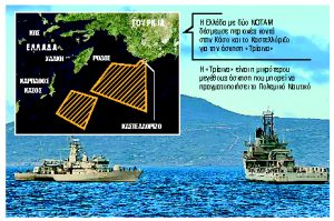 Ελληνική NOTAM δεσμεύει δύο περιοχές