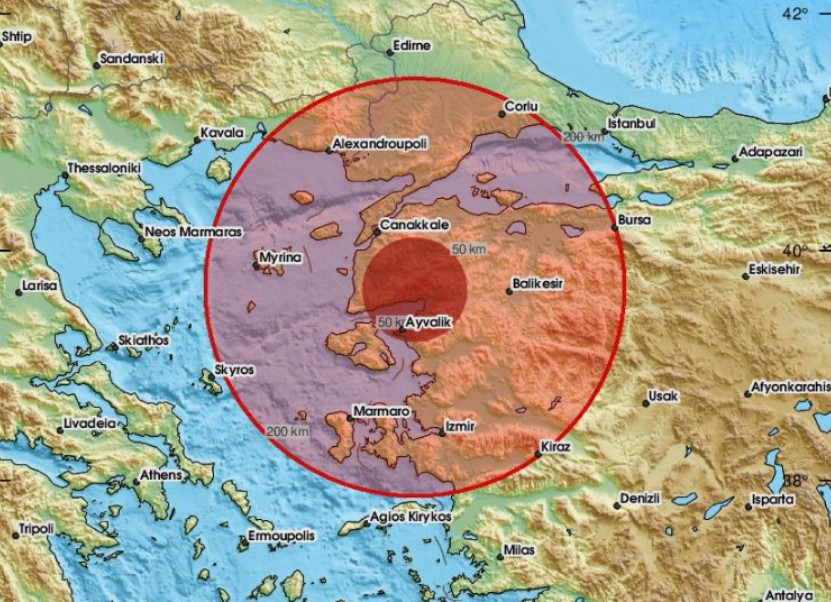 Σεισμός τώρα στο Τσανάκαλε – Αισθητός σε πολλές περιοχές της Τουρκίας