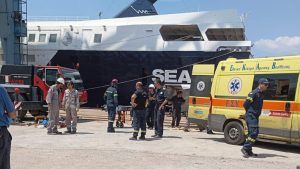 Σαλαμίνα: Τέσσερις συλλήψεις για το εργατικό δυστύχημα στο πλοίο της Seajets