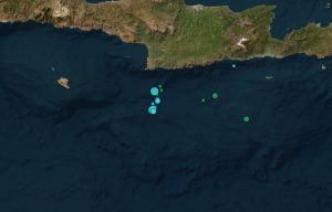 Σεισμός στην Κρήτη – Συνεχίζονται οι δονήσεις νότια του νησιού