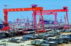 Κυριαρχία της Κίνας στην κατασκευή πλοίων