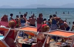 Ιταλία: Μετέτρεψαν παραλία σε ρινγκ – Μπουνιές για μια ξαπλώστρα