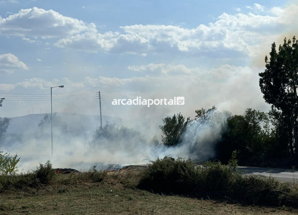 Φωτιά τώρα στην Αρκαδία – Καίει στην περιοχή Δεμίρι