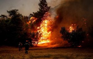 Φωτιά στον Δομοκό – Μήνυμα από το 112 στους κατοίκους