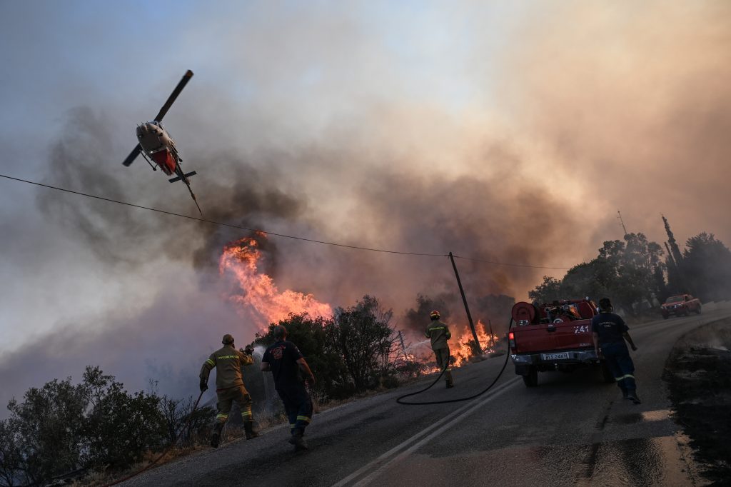 Φωτιά στο Παγγαίο Καβάλας – Στην περιοχή Αυγό – Επιχειρούν και εναέρια μέσα