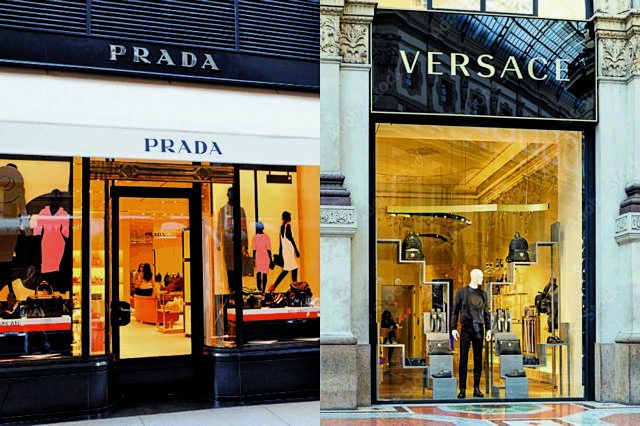 Η Prada φοράει Versace